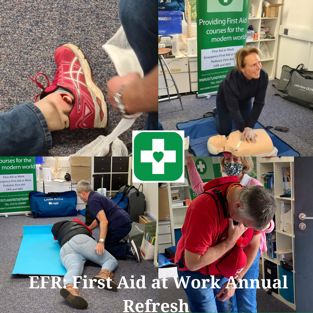 Annual First Aid at Work Refresh Course | Dive Rutland