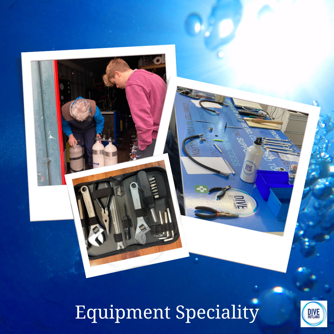 Equipment Speciality: PADI