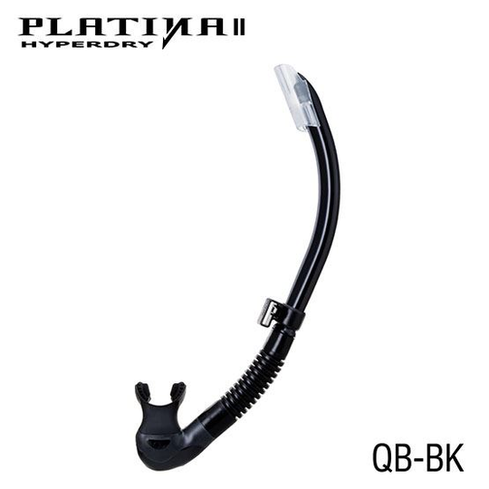 TUSA SP170 Platina II Hyperdry Snorkel Black Black | Dive Rutland