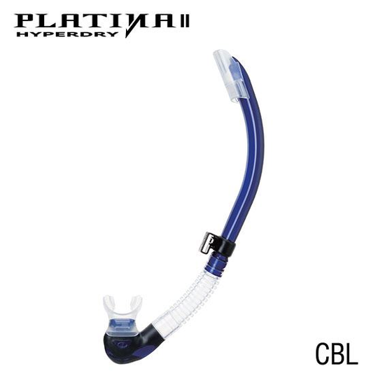 TUSA SP170 Platina II Hyperdry Snorkel Blue | Dive Rutland