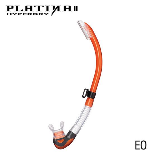 TUSA SP170 Platina II Hyperdry Snorkel Energy Orange | Dive Rutland