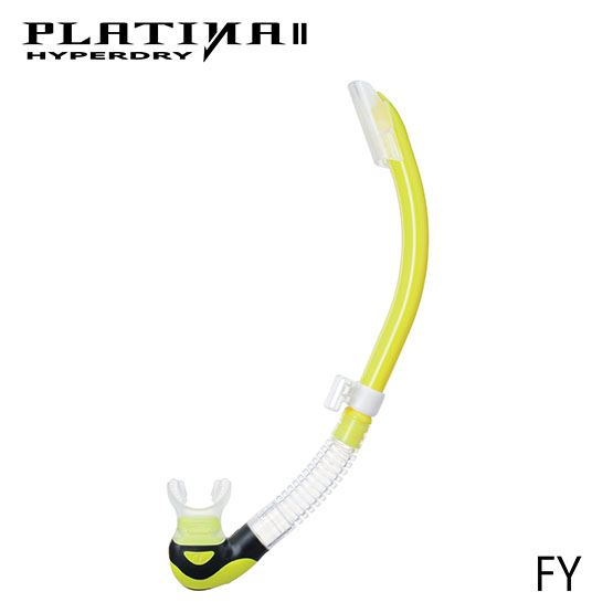 TUSA SP170 Platina II Hyperdry Snorkel Yellow | Dive Rutland